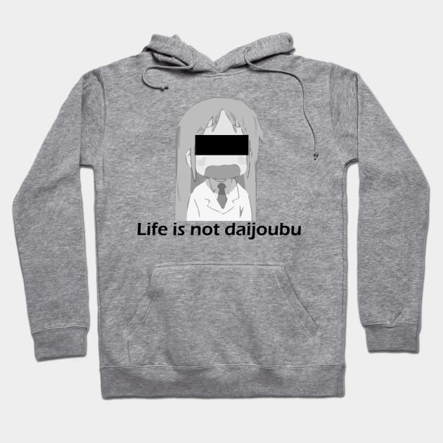 Hakase - Life is not daijoubu - series 1 - Black Hoodie by FOGSJ